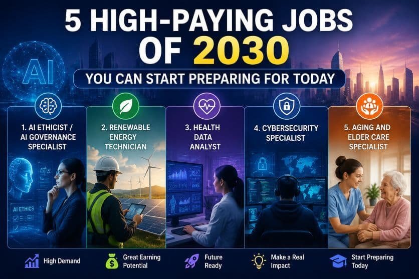 5 High-Paying Jobs of 2030 You Can Start Preparing For Today 5 high-paying jobs of 2030 salary and career guide