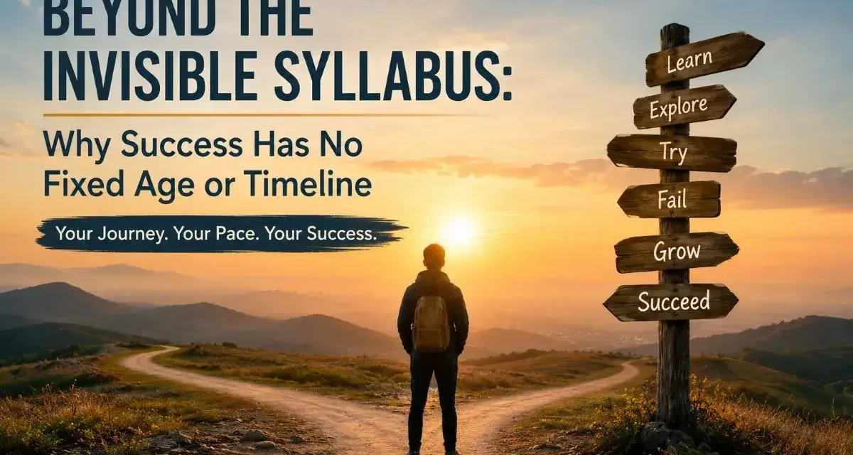 success has no timeline beyond the invisible syllabus
